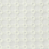 Cream Square Voile, Nylon-Poly