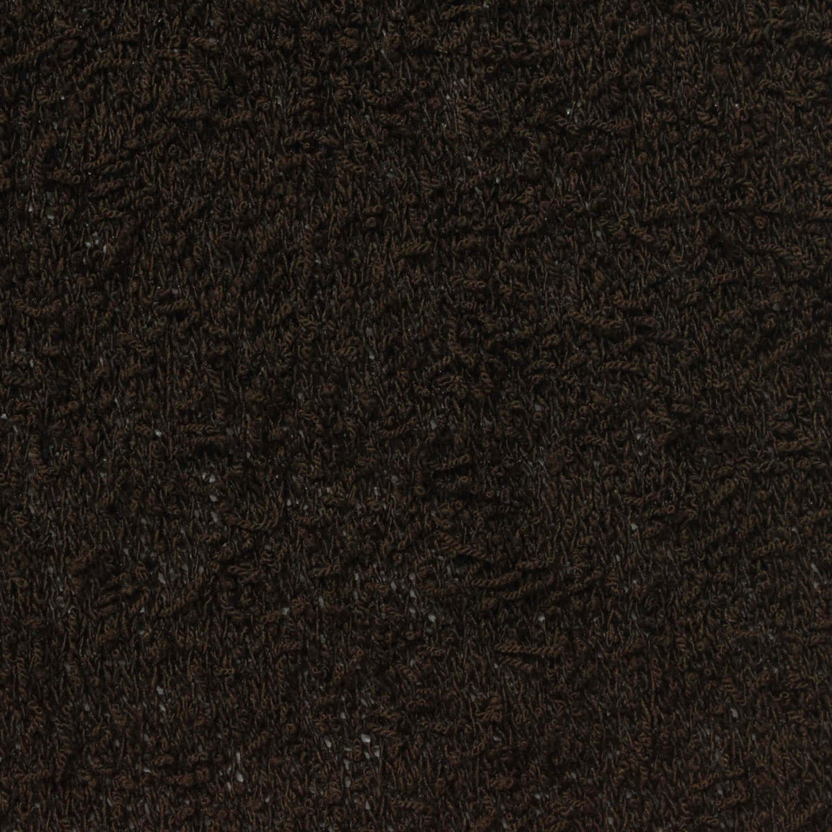 Dark Brown Marl Chunky Knit, Polyester, 300 gsm