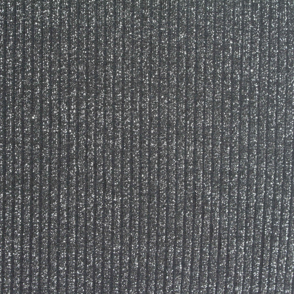 Dark Grey Marl Rib Knit, Nylon