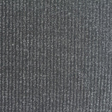 Dark Grey Marl Rib Knit, Nylon