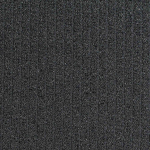 Nylon Stretch Rib Knit Fabric, 220 gsm, 144 cm — Black