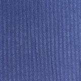Viscose Polyester Stretch Rib Knit Fabric, 240 gsm, 145 cm — Blue