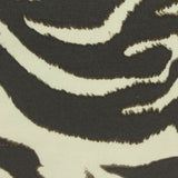 Dark Brown Zebra Jersey Knit, Viscose