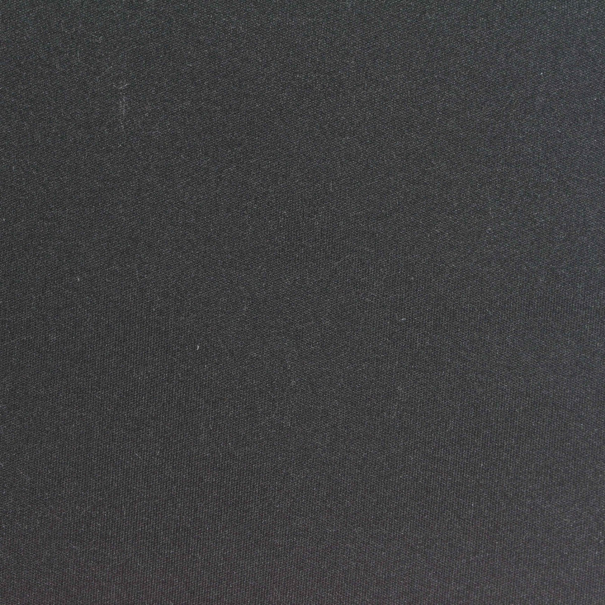 Brushed Polyester Stretch Sateen Fabric, 210 gsm — Black