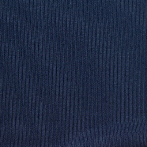 Polyester Tencel Lyocell French Terry Fabric, 410 gsm, 195 cm — Navy