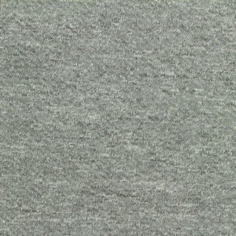 Heather Grey Marl Scuba Knit, Polyester, 330 gsm