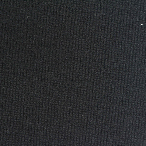 Plaid Polyester Stretch Fleece Fabric, 220 gsm, 160 cm — Black