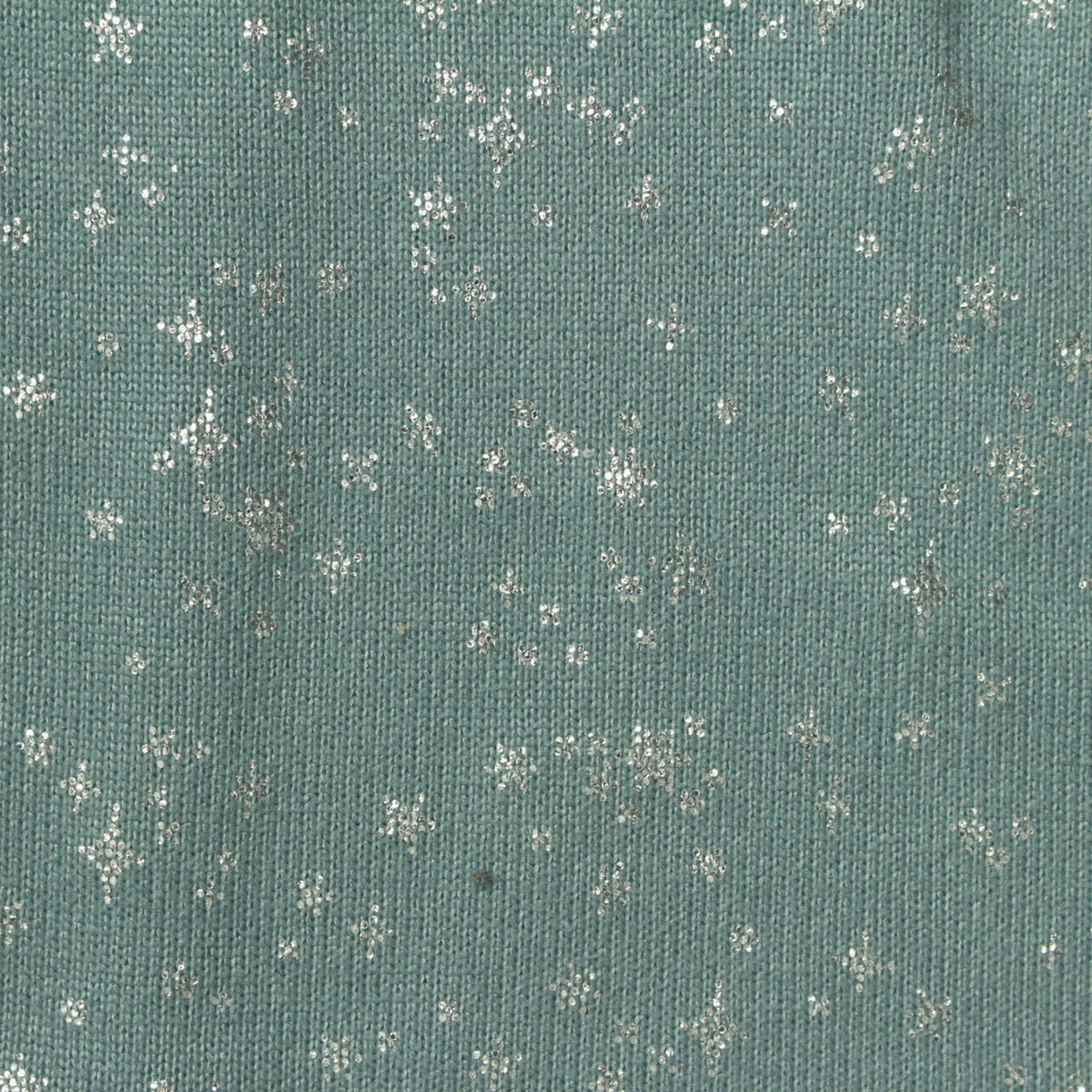 Brushed Polyester Stretch Chunky Knit Fabric, 180 gsm, 155 cm — Green