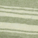 Light Green Horizontal-Stripe Knit, Viscose-Poly