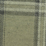Sage Bold-Plaid Interlock Knit, Cotton-Poly
