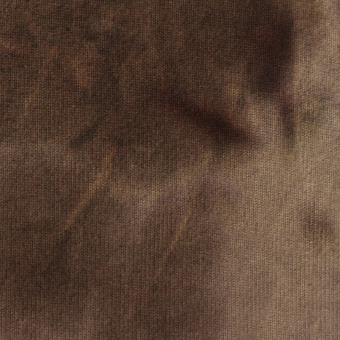 Brushed Polyester Stretch Chunky Knit Fabric, 170 gsm, 152 cm — Brown