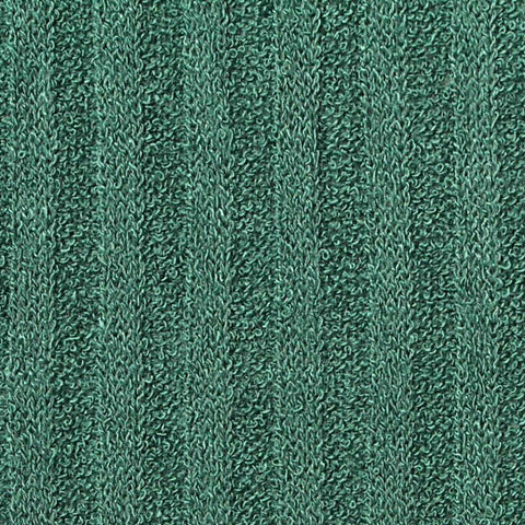 Viscose Polyester Rib Knit Fabric, 190 gsm — Green