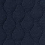 Jacquard Polyester Stretch Waffle Knit Fabric, 425 gsm, 152 cm — Navy