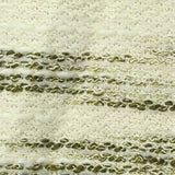 Off-White Horizontal-Stripe Chunky Knit, Cotton-Poly — texture