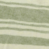 Light Green Horizontal-Stripe Knit, Viscose-Poly
