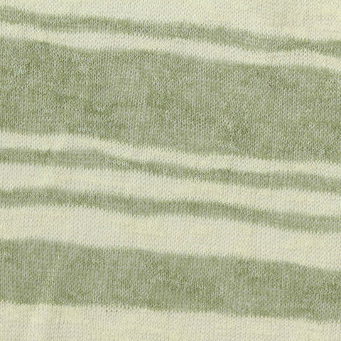 Light Green Horizontal-Stripe Knit, Viscose-Poly, 165 gsm, 168 cm, ref EF-272909