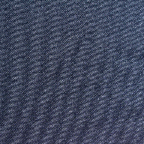 Blue Marl Piqué Knit, Polyester, 310 gsm