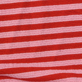 Red Horizontal-Stripe Knit, Polyester