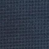 Viscose Polyester Blend Stretch Waffle Knit Fabric, 340 gsm, 150 cm — Navy — texture