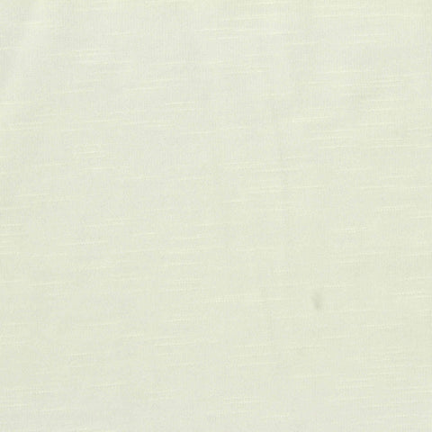 Slub Polyester Viscose Stretch Jersey Knit Fabric, 210 gsm, 160 cm — White