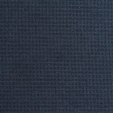 Viscose Polyester Blend Stretch Waffle Knit Fabric, 340 gsm, 150 cm — Navy