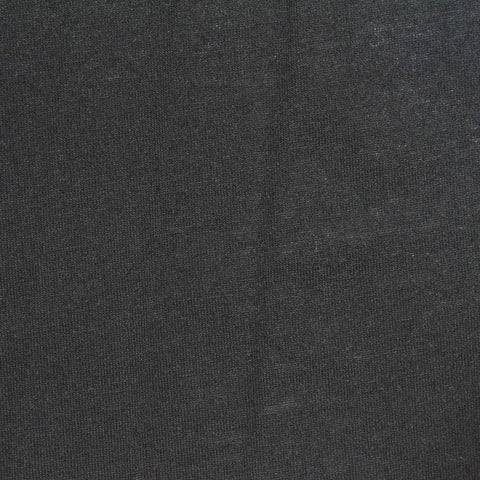 Polyester Stretch Jersey Knit Fabric, 157 gsm, 165 cm — Black