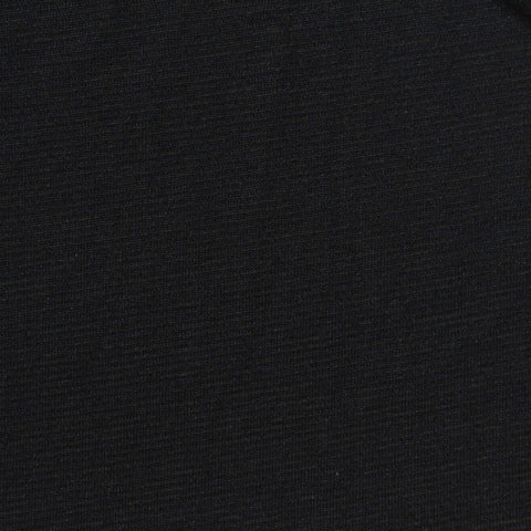 Polyester Stretch Jersey Knit Fabric, 120 gsm, 165 cm — Black