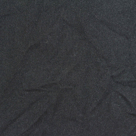 Polyester Stretch Milk Silk Knit Fabric, 220 gsm, 160 cm — Navy