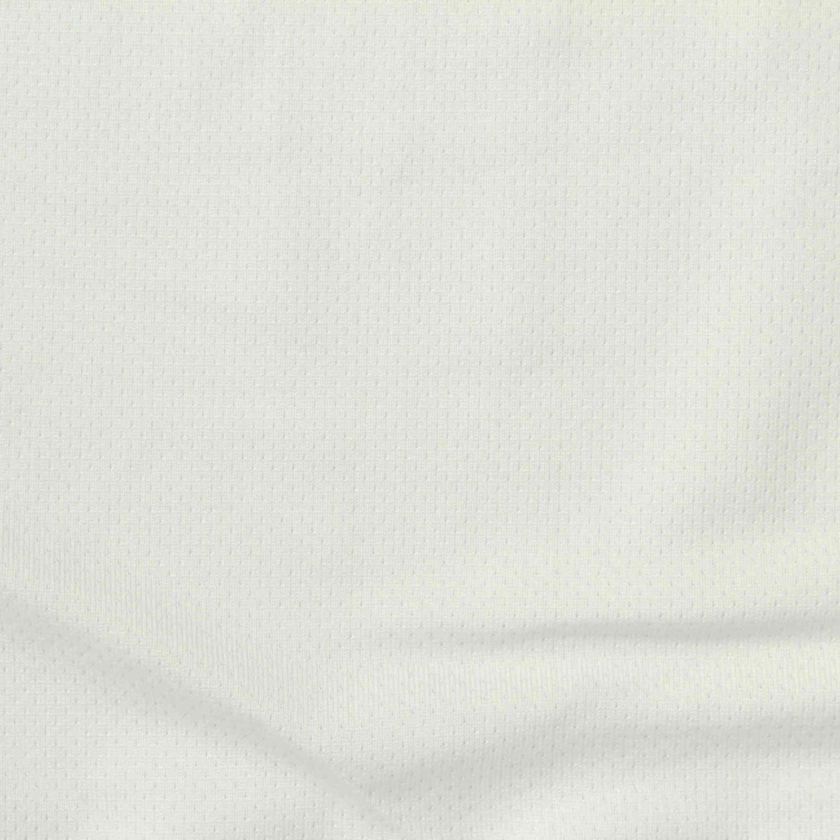 Polyester Stretch Birdseye Knit Fabric, 160 gsm, 160 cm — White