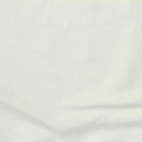 Polyester Stretch Birdseye Knit Fabric, 160 gsm, 160 cm — White