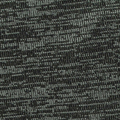 Dark Grey Marl Rib Knit, Polyester, 185 gsm