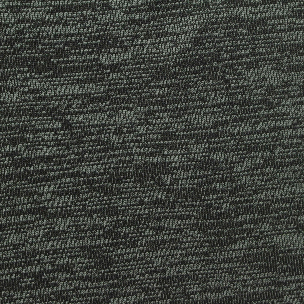 Dark Grey Marl Rib Knit, Polyester, 185 gsm