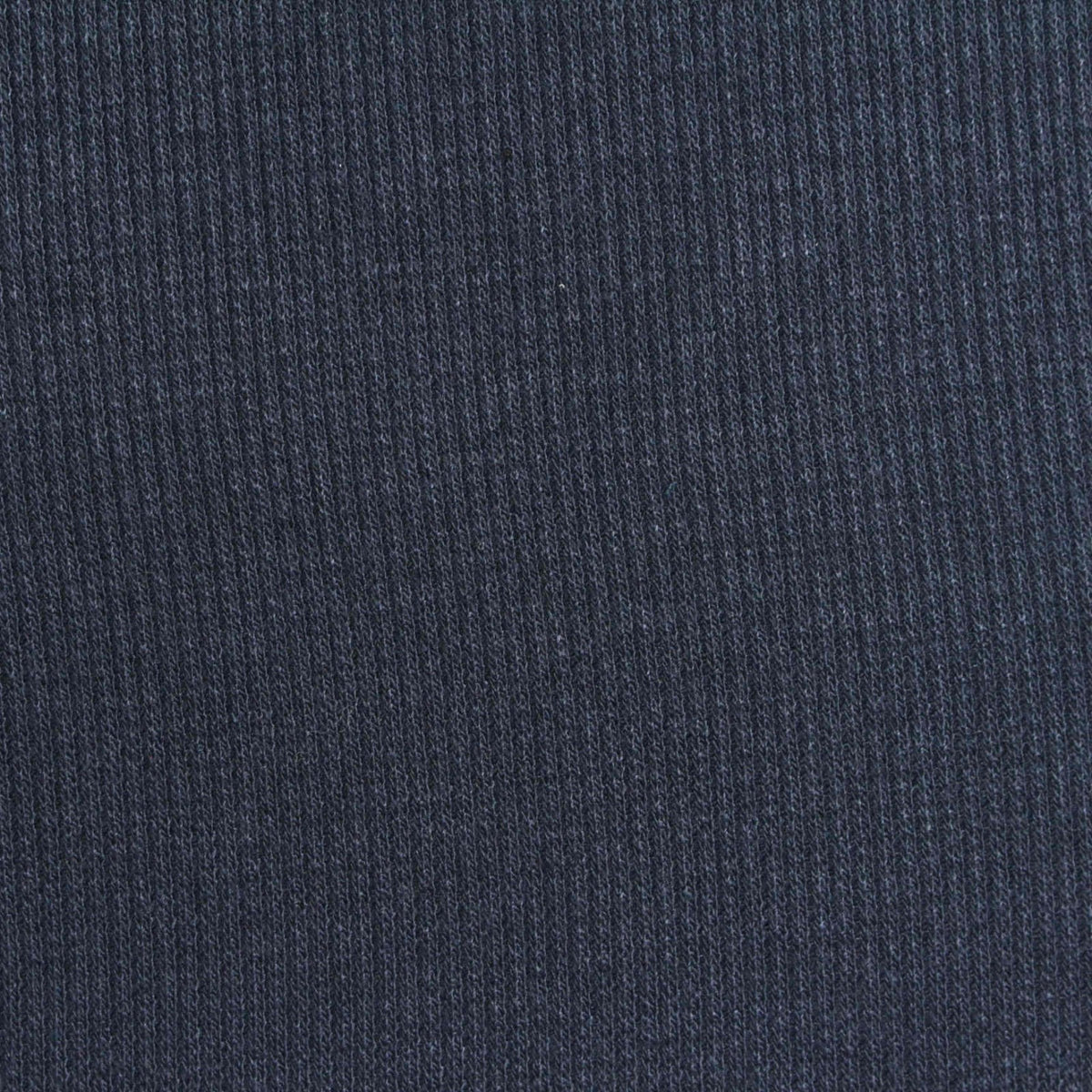 Polyester Viscose Stretch Rib Knit Fabric, 264 gsm, 130 cm — Navy