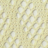 Light Yellow Openwork-Diamond Pointelle Knit, Poly-Cotton — texture