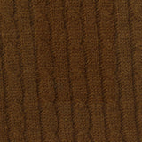 Jacquard Pointelle Knit Fabric, 300 gsm, 160 cm — Brown