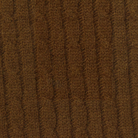 Jacquard Pointelle Knit Fabric, 300 gsm, 160 cm — Brown