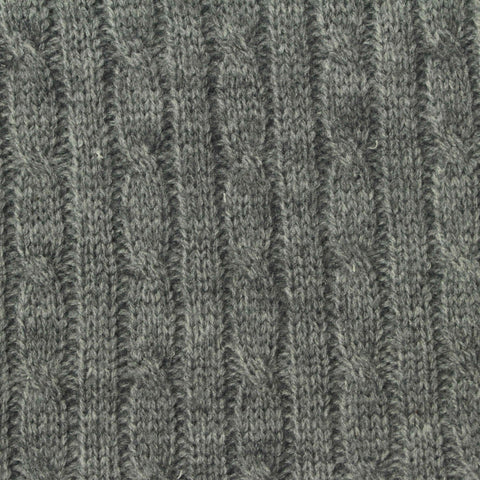 Jacquard Pointelle Knit Fabric, 300 gsm, 160 cm — Grey