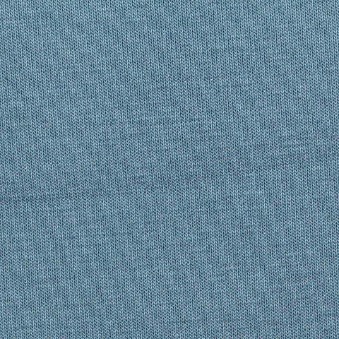 Cotton Polyester Stretch Scuba Knit Fabric, 390 gsm — Blue
