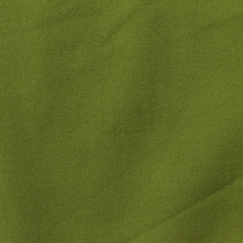 Brushed Polyester Stretch Milk Silk Knit Fabric, 190 gsm — Green