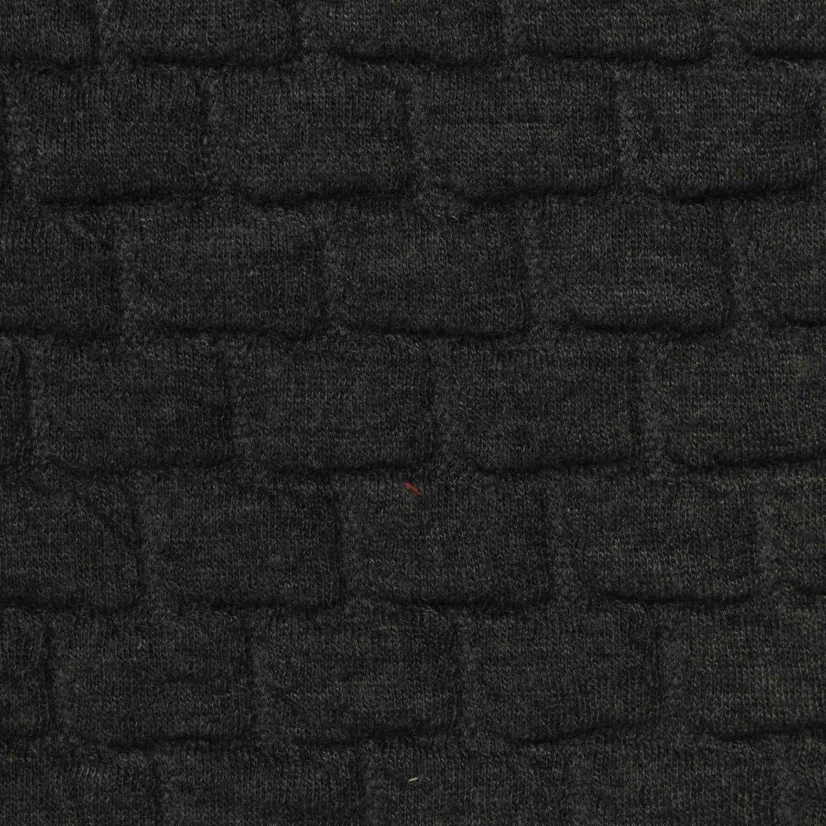 Jacquard Polyester Stretch Jersey Knit Fabric, 350 gsm — Grey