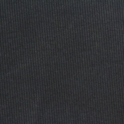 Cotton Polyester Stretch Rib Knit Fabric, 350 gsm — Navy, ref EF-273037