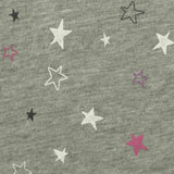 White Stars Jersey Knit, Cotton-Poly