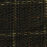 Dark Green Checks Ponte Knit, Polyester