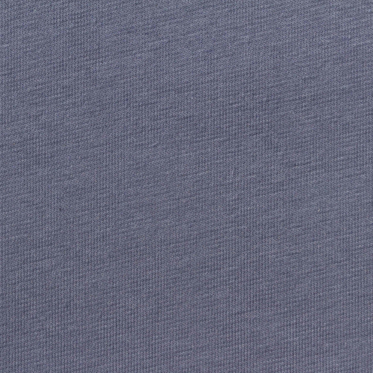 Blue-Grey Heather Rib Knit, Poly-Cotton