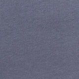 Blue-Grey Heather Rib Knit, Poly-Cotton