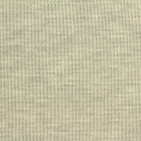 Light Grey Marl Waffle Knit, Cotton-Poly