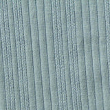 Cotton Stretch Rib Knit Fabric, 290 gsm — Blue — texture