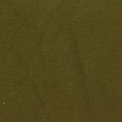 Cotton Polyester Stretch Fleece Fabric, 385 gsm — Green
