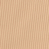 Nylon Stretch Rib Knit Fabric, 210 gsm, 175 cm — Beige — texture