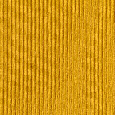 Nylon Stretch Rib Knit Fabric, 260 gsm, 150 cm — Yellow